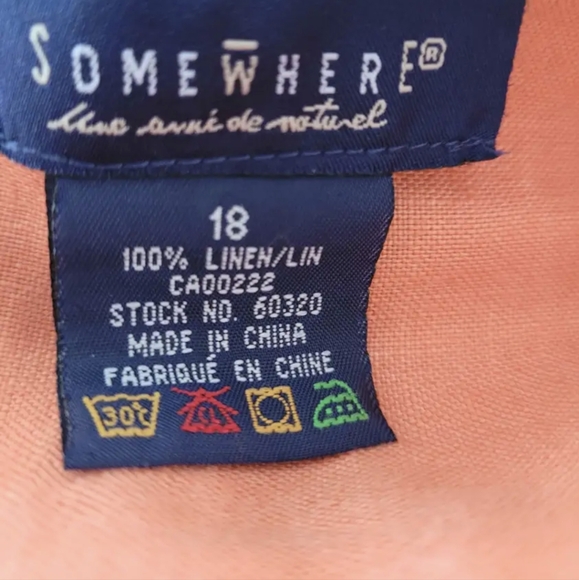 Linen Button Front Shirt - Picture 3 of 3